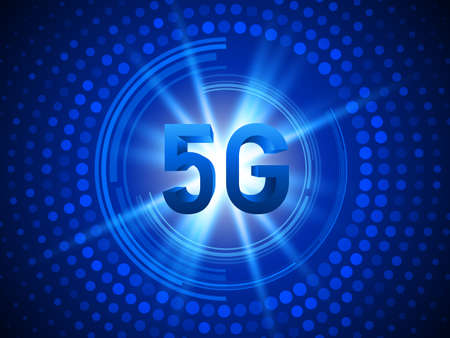 5G technology concept background. High speed internet. Vector illustration EPS10