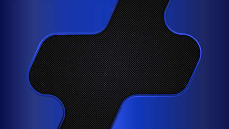 Black and blue metal background. Vector design template EPS10のイラスト素材