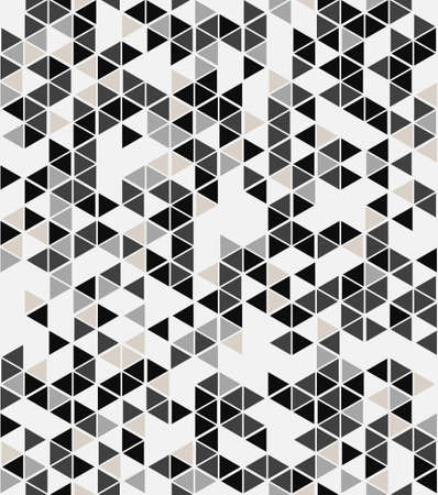 Seamless geometric pattern. Vector background with trianglesのイラスト素材