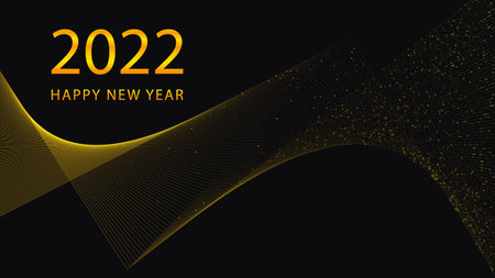 2022 New Year Abstract Background.のイラスト素材
