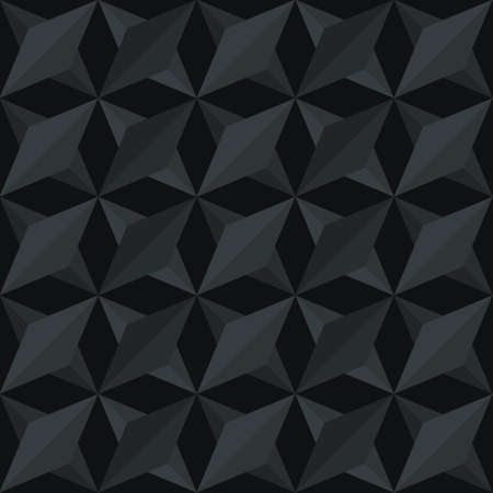 Seamless geometric pattern. Black and white vector backgroundのイラスト素材