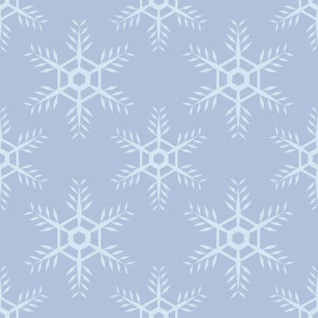 Christmas seamless pattern with snowflakes. Vector background