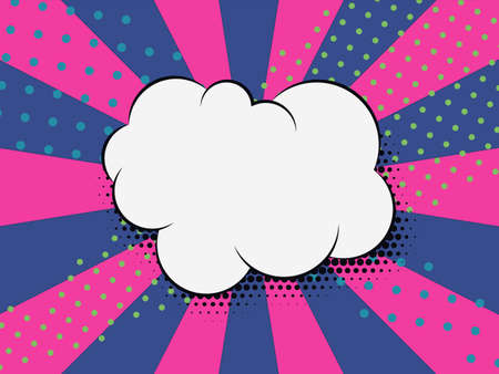 Comic speech bubble. comic book background. Vector illustration EPS10のイラスト素材