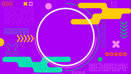 Abstract minimal geometric background. Vector illustration