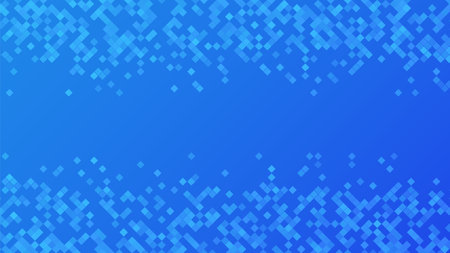 Pixel mosaic background. Blue geometric background. Vector template design EPS10のイラスト素材