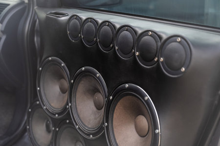 Powerful Car Audio Setup with Multiple Speakers for Enhanced Sound