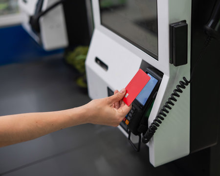 Vibrant Shopping Experience in a Modern Retail Storeの写真素材