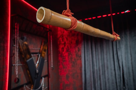 Bamboo stick for shibari.の写真素材