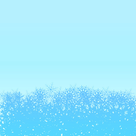 Abstract vector background from snowflakesのイラスト素材