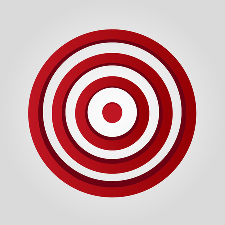 Vector red targetのイラスト素材
