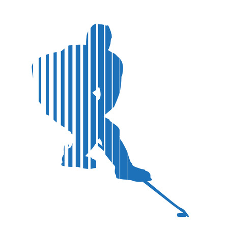 Hockey playerのイラスト素材