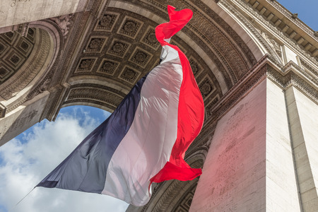 Arc de Triomphe, Parisの写真素材