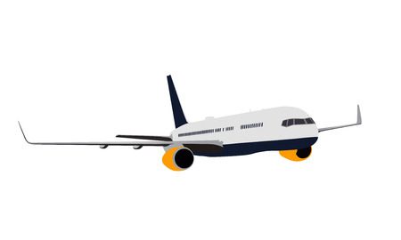 Airplane vector illustrationのイラスト素材