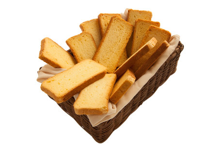 Rusks in a basket