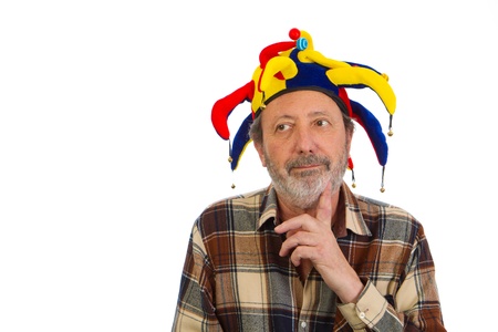 Old man clownの写真素材