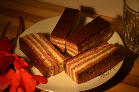 Honey cakeの写真素材