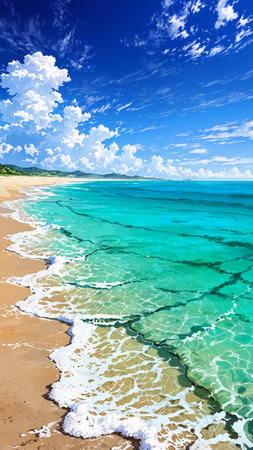 Beautiful beach at Seychelles - Praslin islandの素材