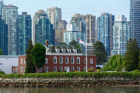 Vanvouver Canada skylineの写真素材