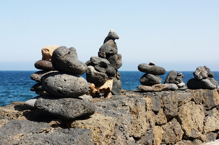 Stone balanceの写真素材