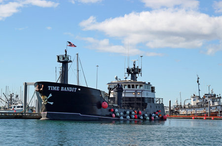 HOMER, ALASKA - AUGUST 28, 2011: The Time Bandit fishing boat from Discovery Channel's popular...
