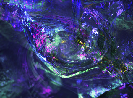 Colorful ice abstract created with photomanipulation.の写真素材