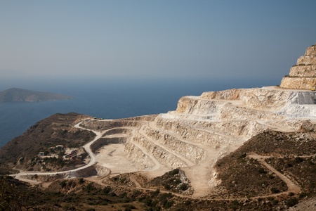 Marble quarryの写真素材