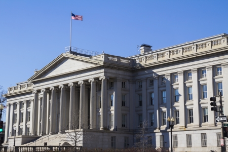 Treasury Department Building, Washington, DC, USAのeditorial素材