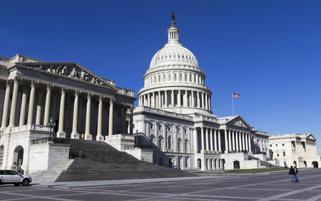 WASHINGTON DC, USA-NOV 19: The United States Capitol building in Washington DC on November 19, 2011. Meeting place of the US Congress, legislature of the federal government of the US.のeditorial素材