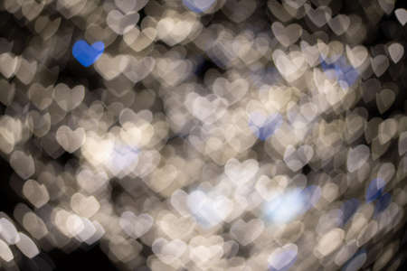 Christmas ilumination bokeh gights in the cityの写真素材