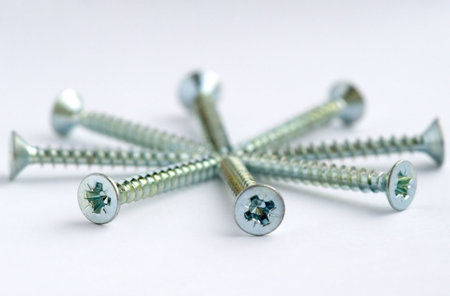 Star from screwsの写真素材