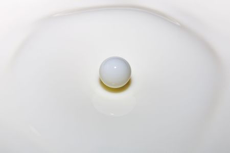 Splash of a white liquid, milk.の写真素材