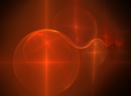 computer-generated fractal image - waveの写真素材