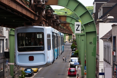 Wuppertal suspension railwayの写真素材