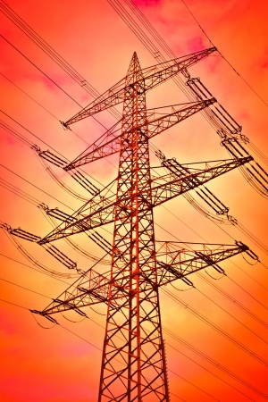 High voltageの写真素材