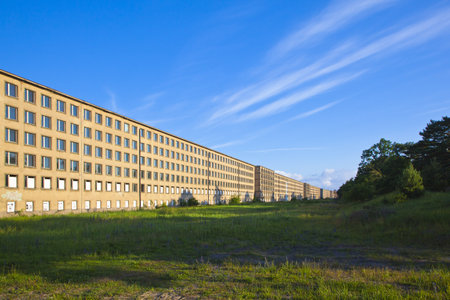 Prora on the island of Ruegen - old Nazi architectureのeditorial素材