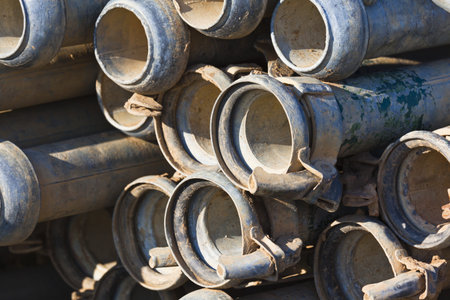 water pipes for irrigation purposes - pipes for watering the field