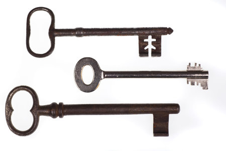 variety of keys in diffrent arrangements