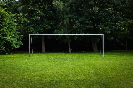 soccer goalの写真素材