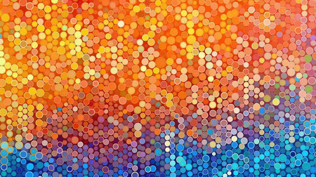 Abstract background with colorful bokeh circles. Vector Illustration.の素材