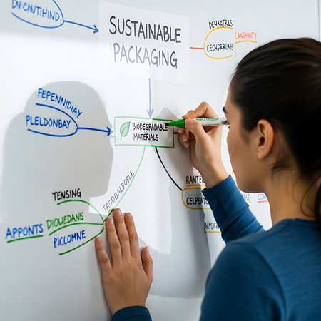 Business man drawing social network diagram on whiteboardの素材