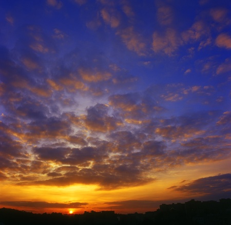 Beautiful sunset. Please see similar photos in my portfolio.の写真素材