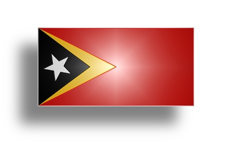 National flag and ensign of East Timor  stylized I  の写真素材