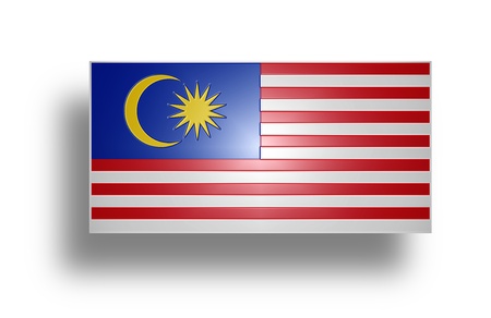 Civil and state flag of Malaysia   の写真素材