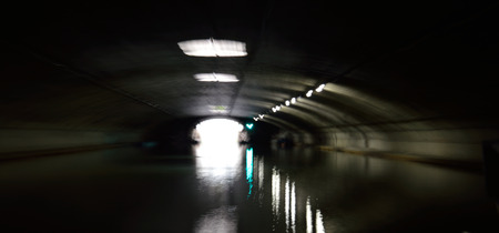 Light at the end of the tunnel.の写真素材