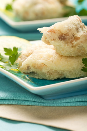 Chicken wings fried in light crispy tempura batter