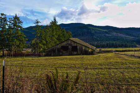 Old barnの写真素材