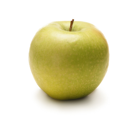 apple isolated on whiteの写真素材