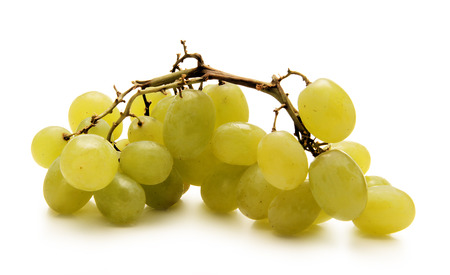 grapes isolated on whiteの写真素材