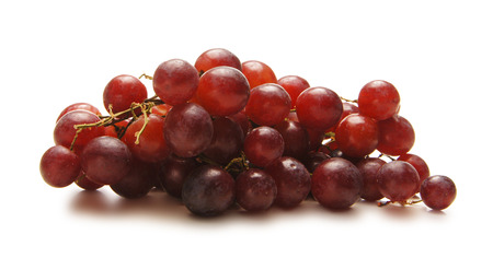 grapes isolated on whiteの写真素材