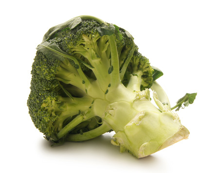 cabbage isolated on whiteの写真素材